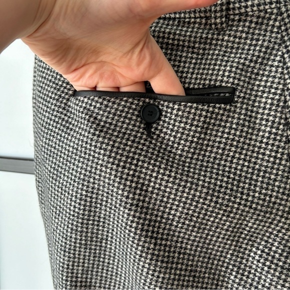 [46] The Kooples Women’s Houndstooth Fitted & Structured Straight Leg Trouser - Picture 10 of 14